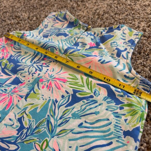 Lilly Pulitzer Sleeveless Colorful Floral Split Side Dress Girl's Size 4-5 - Picture 6 of 8